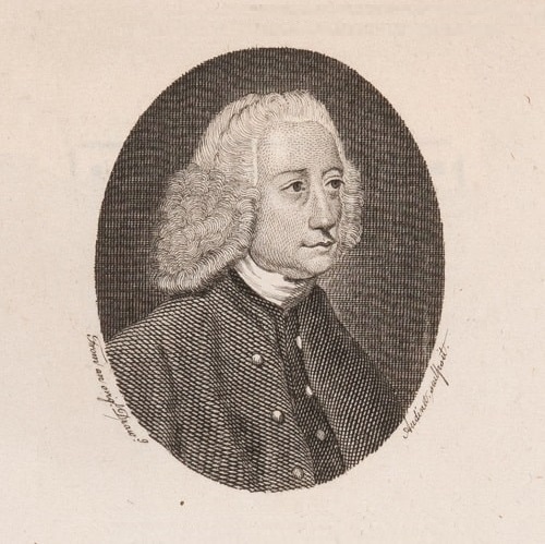 Portrait of John Armstrong (1709–1779) engraved by Thomas Cook 