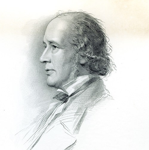 ortrait of Sir Henry Wentworth Acland engraved by Charles Holl after George Richmond
