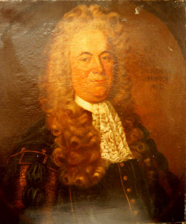 Morton portrait before conservation.