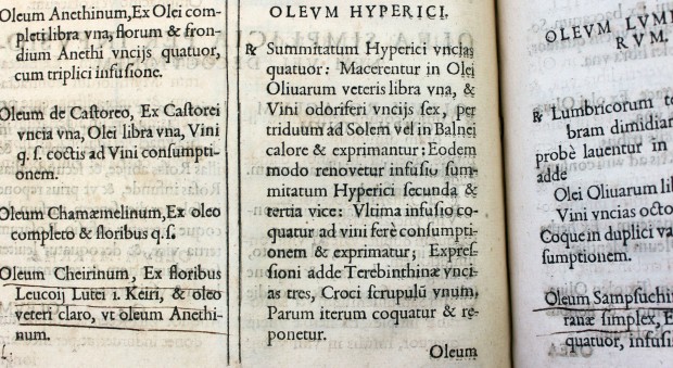 Pharmacopoeia, 1618, 1st ed, St John's Wort 