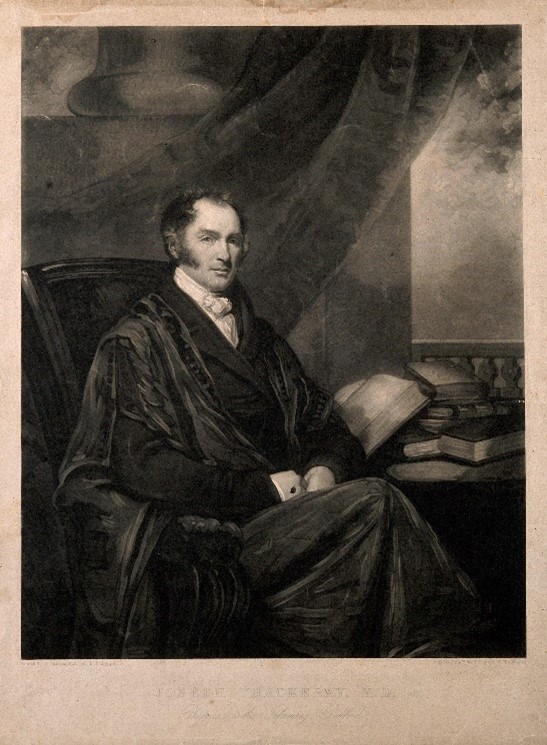 Portrait of Joseph Thackeray.