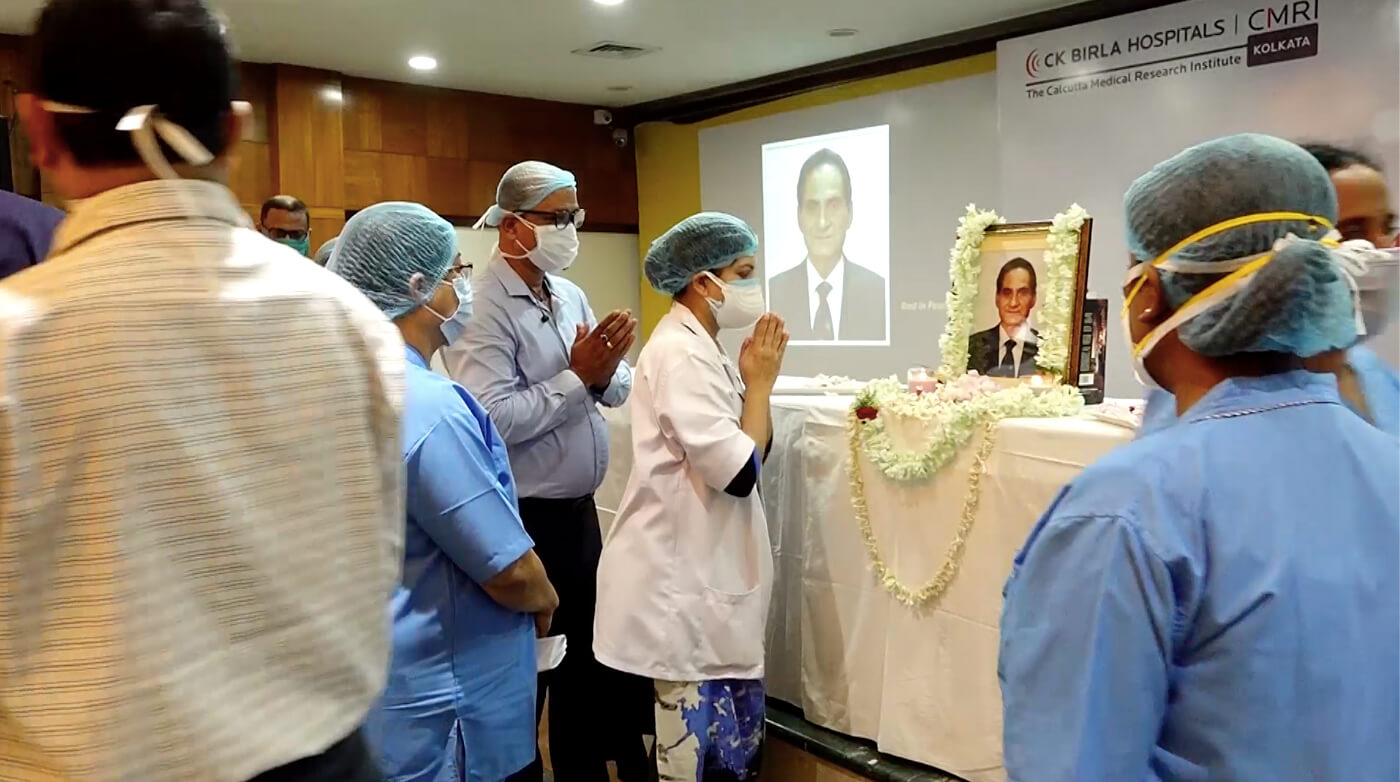 A Hindu memorial service held for Doctor.