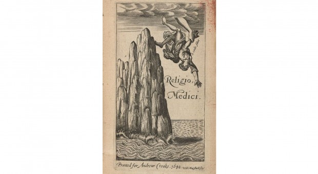Religio medici. Thomas Browne, published London, 1642. Image credit: *EC65 B8185R 1642, Houghton Library, Harvard University.