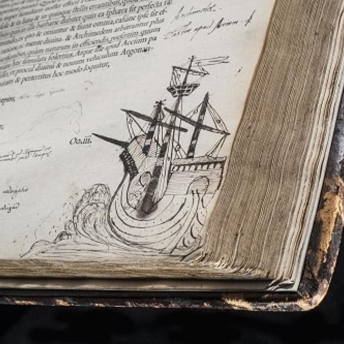 John Dee's ship doodle