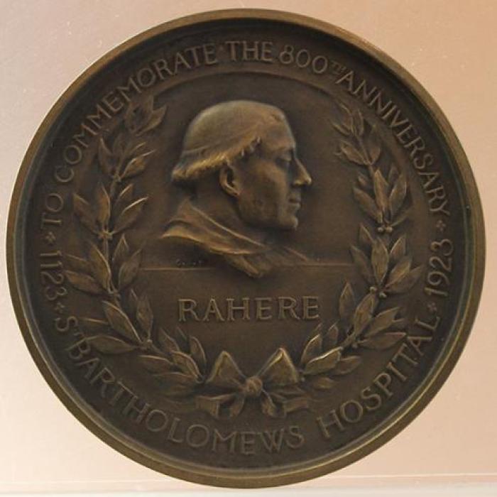 St. Bartholomew's Hospital medal (reverse)