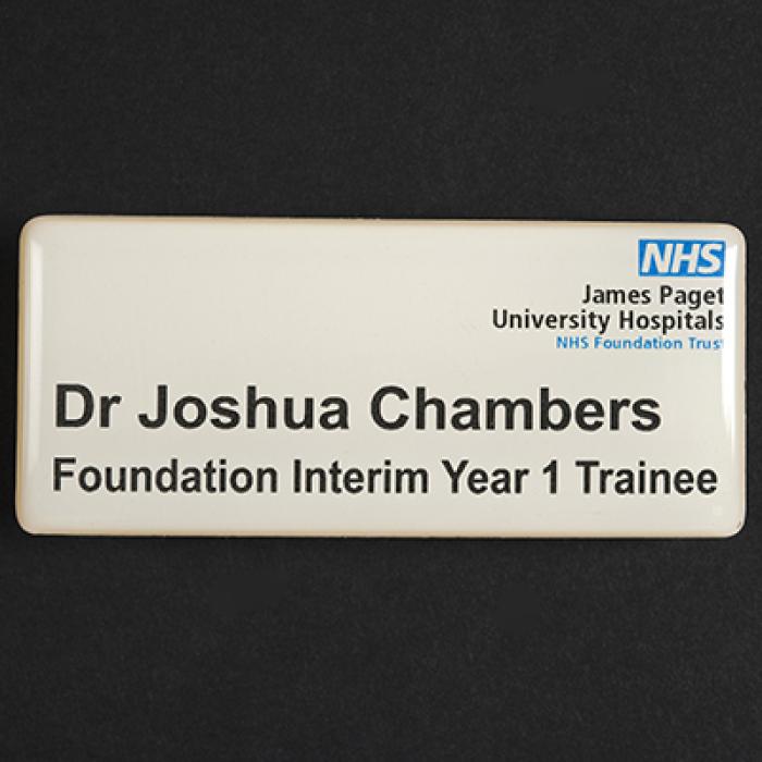 Interim doctor badge