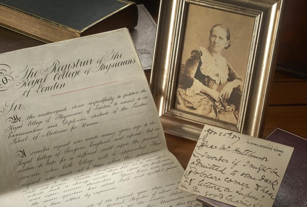 Elizabeth Garrett Andersons letters and photo