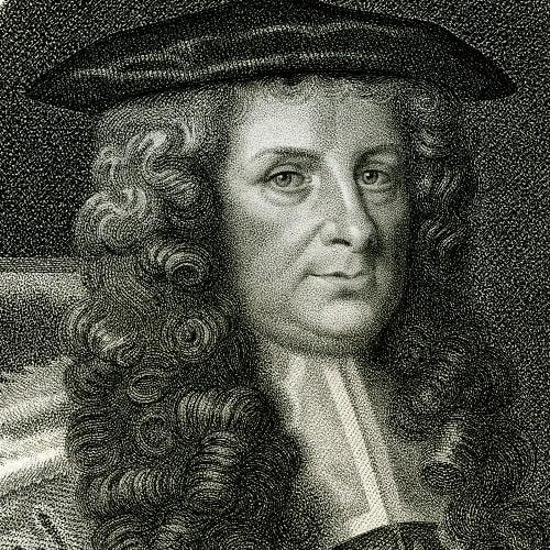 Portrait of Robert Brady engraved by Edward Harding