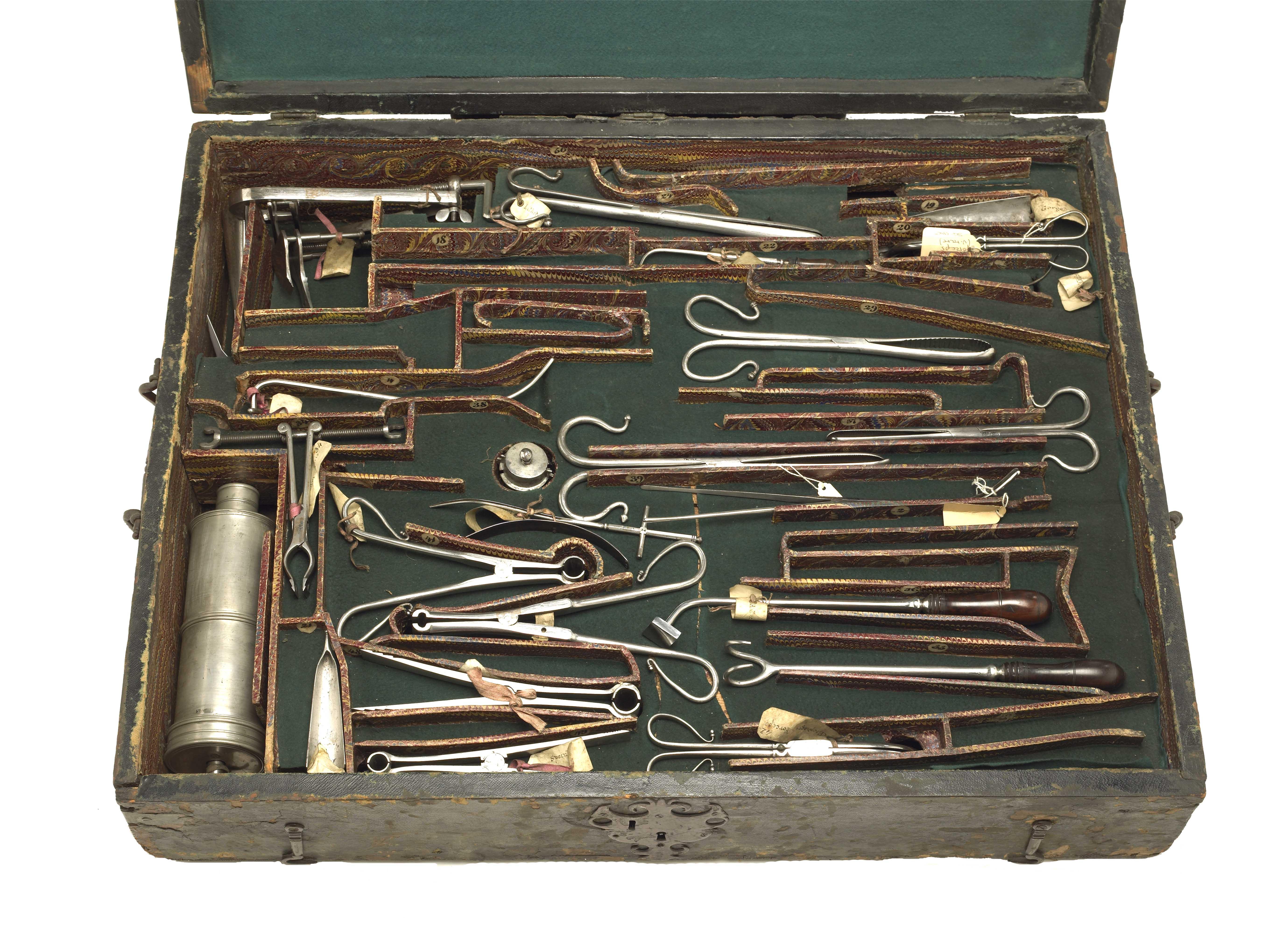 The Prujean chest of surgical instruments