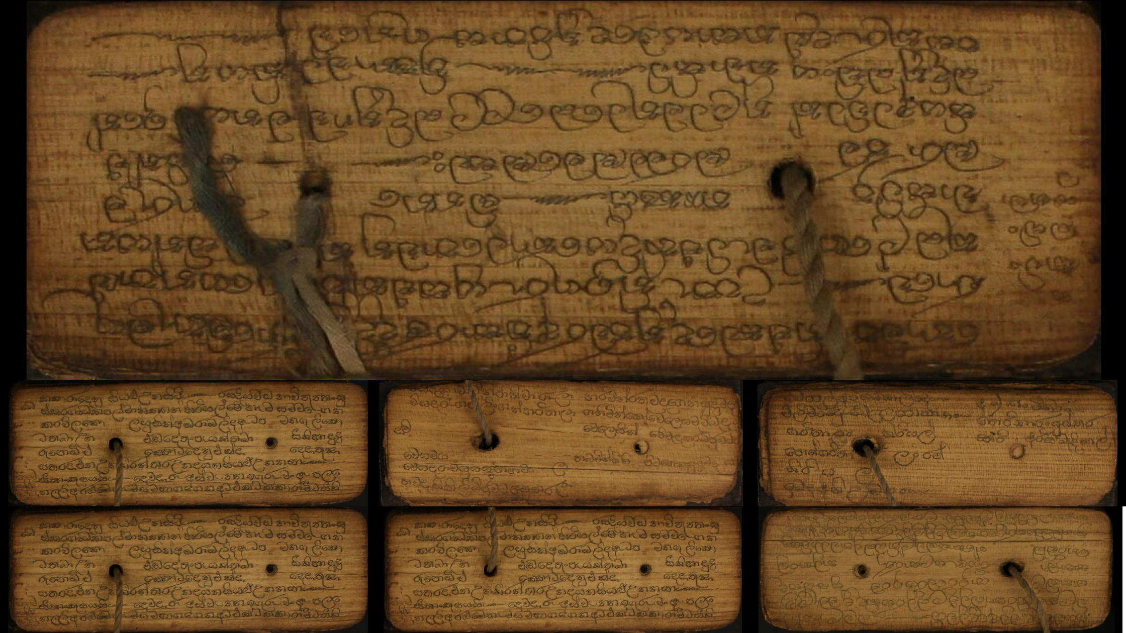 Several pages from the 19th century Sri Lankan doctor’s manual.